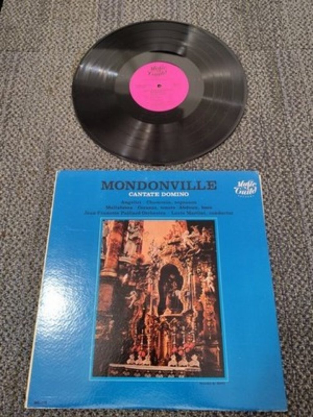 Angelic/Chamonin/Martini MONDONVILLE Cantate Domino - Music Guild MS-119
